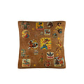 Baha Ranch Vintage Cowgirl Collage Square Pillow