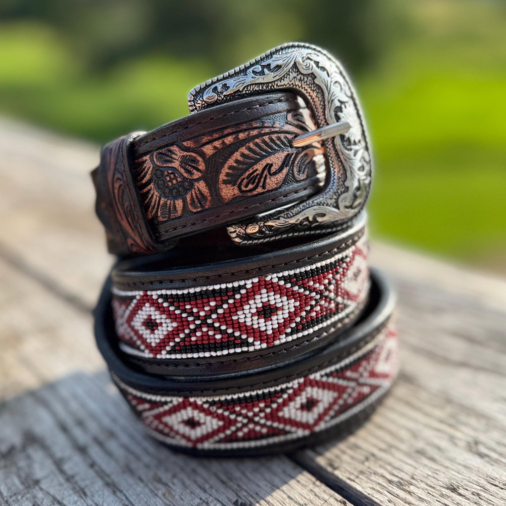 Genuine Leather Western Belt
