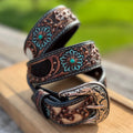 Genuine Leather Western Belt