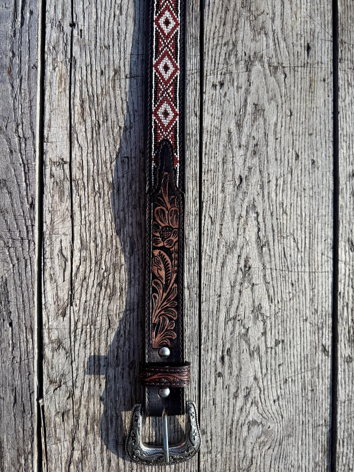 Genuine Leather Western Belt
