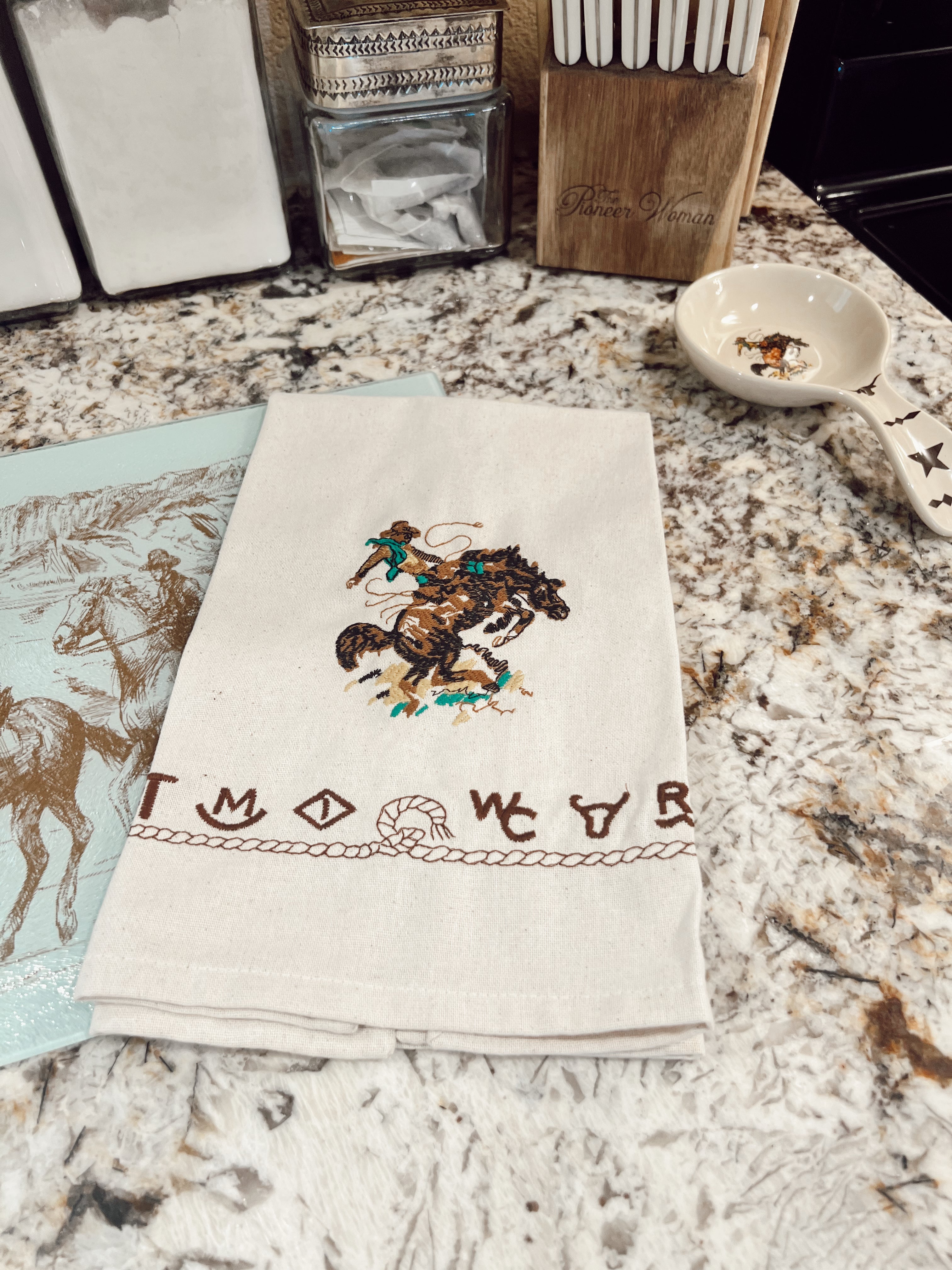 The Bronc Kitchen Towel Set of 2