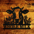 Rustic Cow Personalized Metal Sign