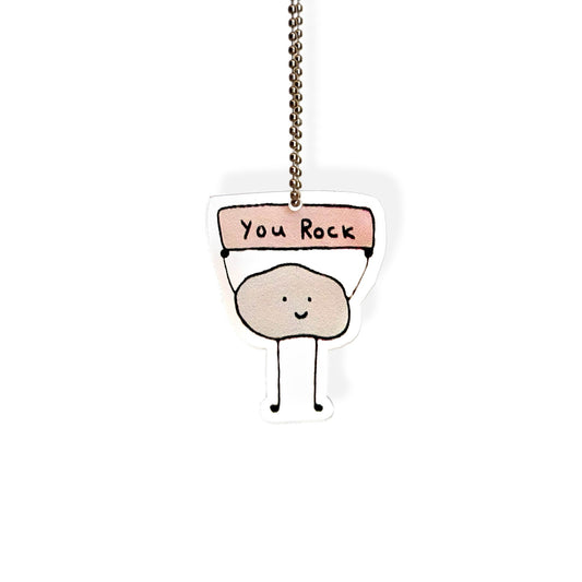 You Rock - Tumbler Handle Charm - The Nifty Little Finds - Charm - The Nifty Little Finds