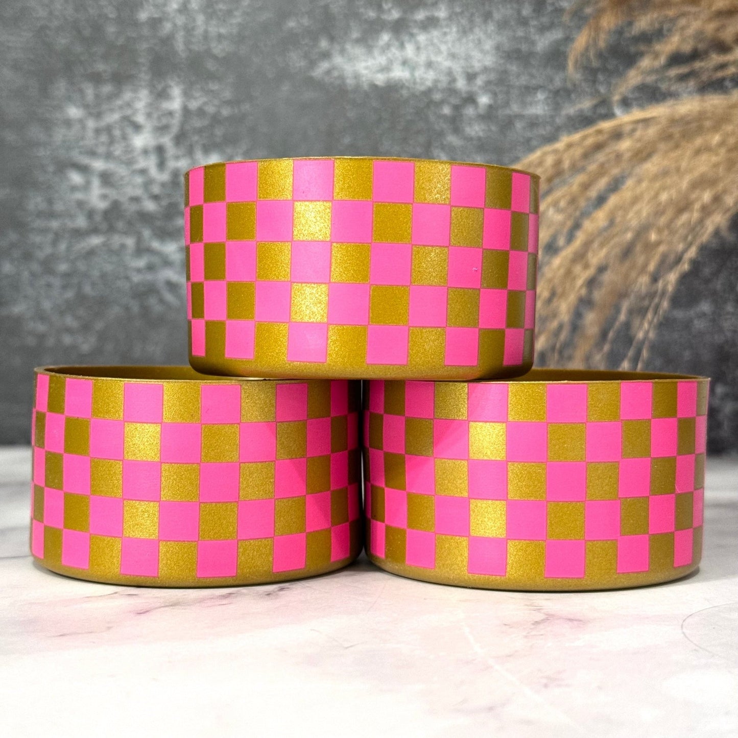 Gold Pink Parade CHECKERS Boot - The Nifty Little Finds - Boot - The Nifty Little Finds