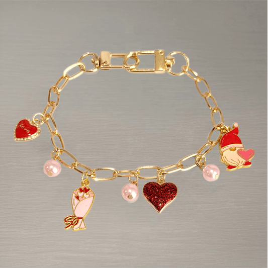 Blush Garden Deluxe Tumbler Charm Necklace - The Nifty Little Finds - Necklace - The Nifty Little Finds