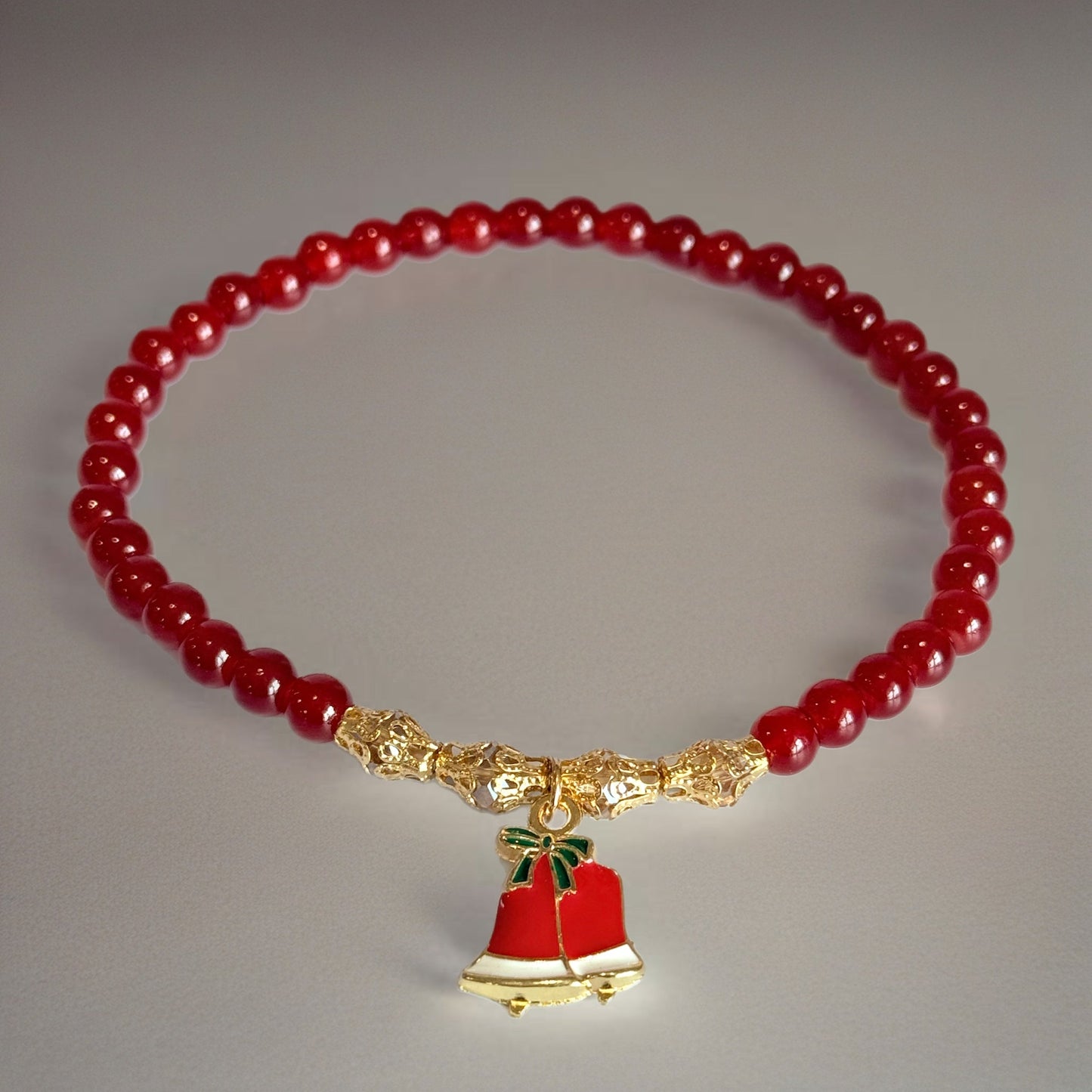 Christmas Bells Tumbler Bracelet - The Nifty Little Finds - The Nifty Little Finds