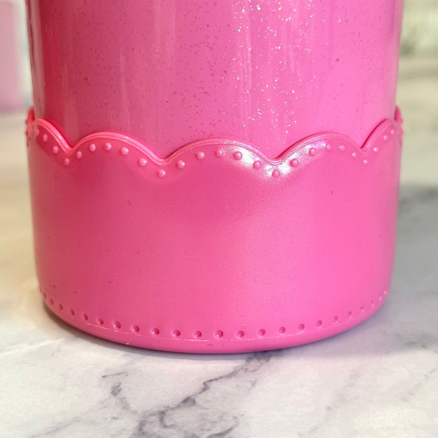 Glinda Pink Shimmer Scallop Boot - The Nifty Little Finds - Boot - The Nifty Little Finds