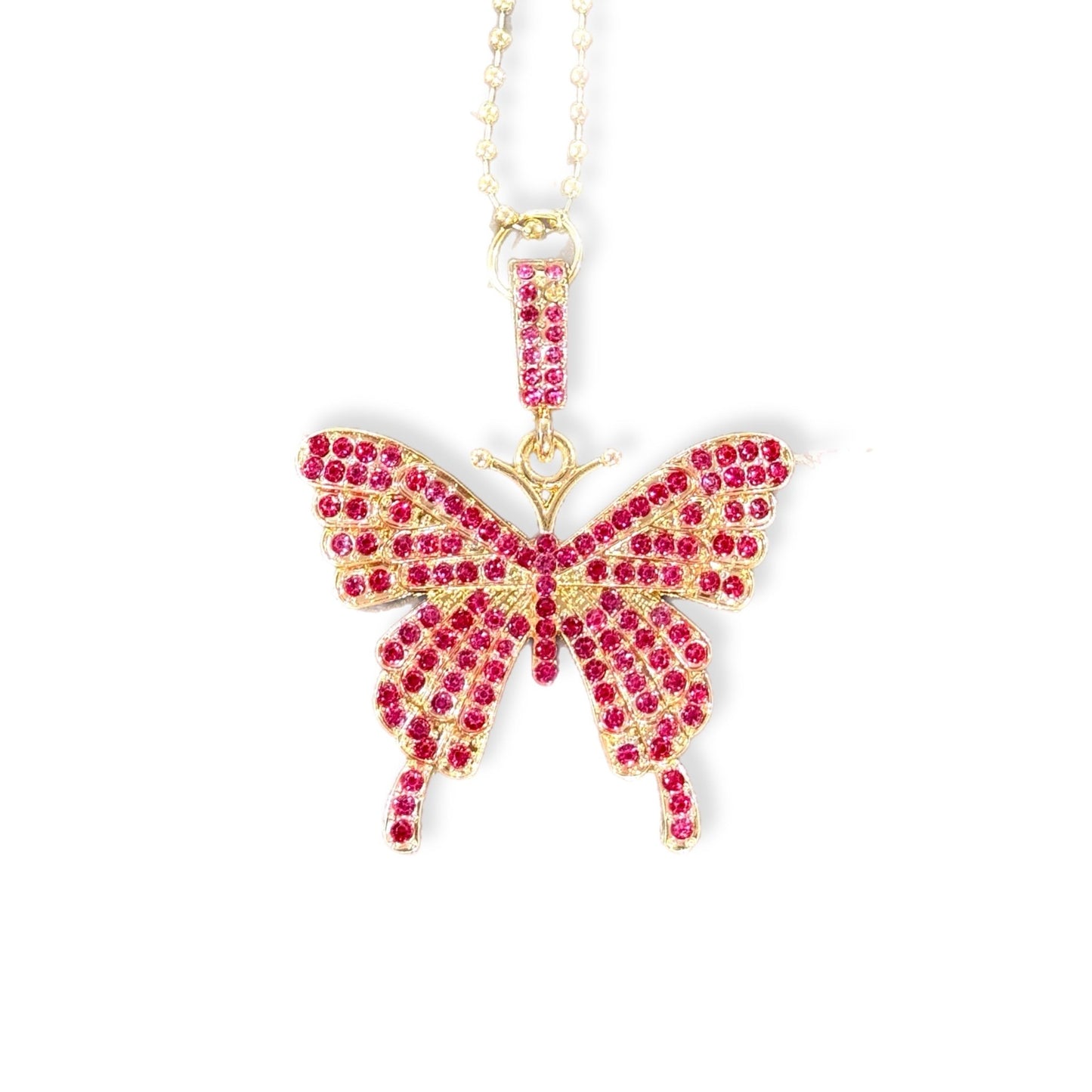 BLING BUTTERFLY Charm - Tumbler Handle Charm - The Nifty Little Finds - Charm - The Nifty Little Finds