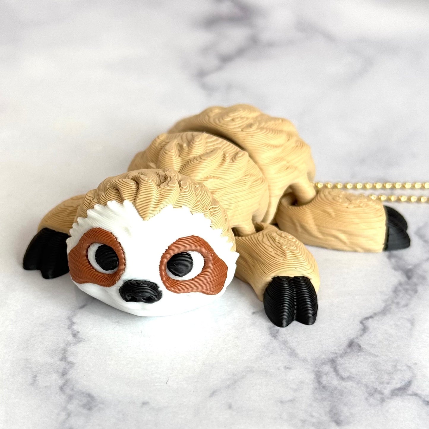Sloth 3D Deluxe Charm - Tumbler Handle Charm - The Nifty Little Finds - Charm - The Nifty Little Finds