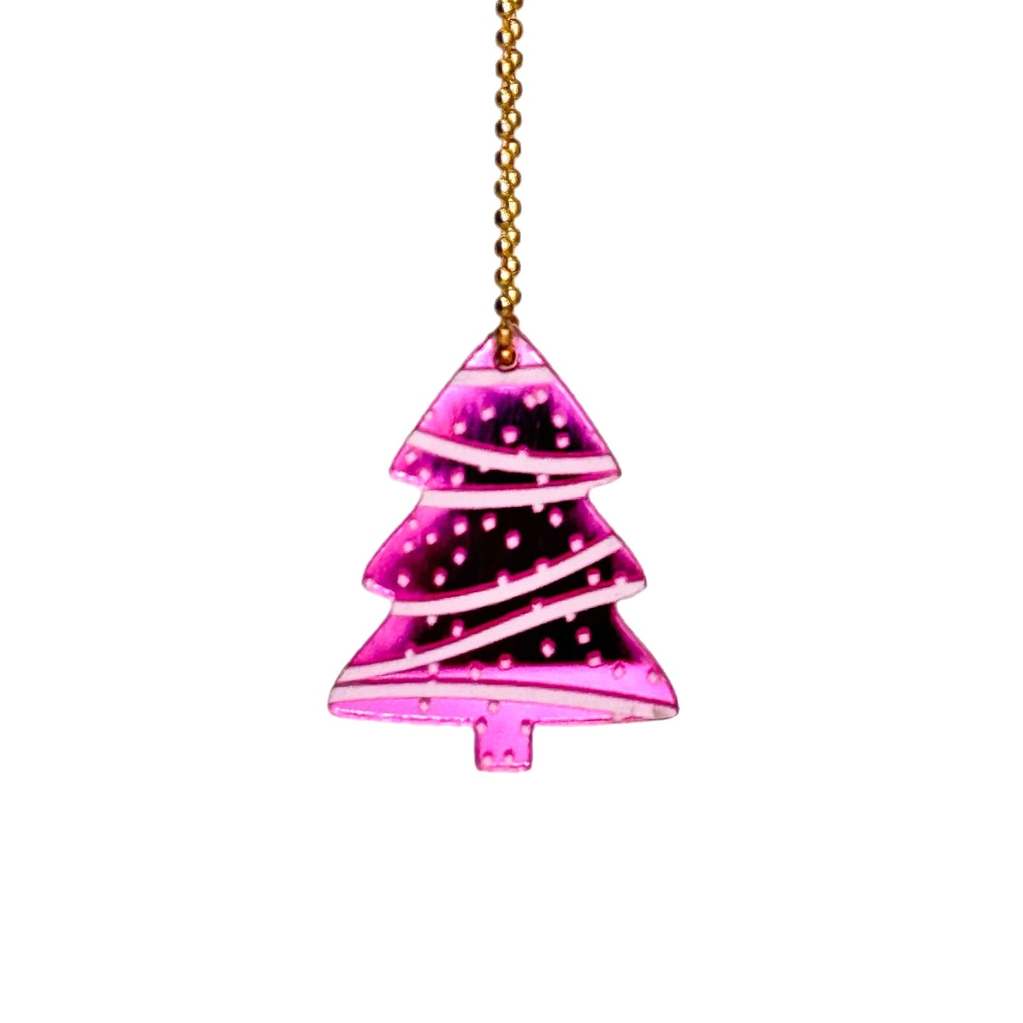 PINK BLING CHRISTMAS TREE Charm - Tumbler Handle Charm - The Nifty Little Finds - Charm - The Nifty Little Finds