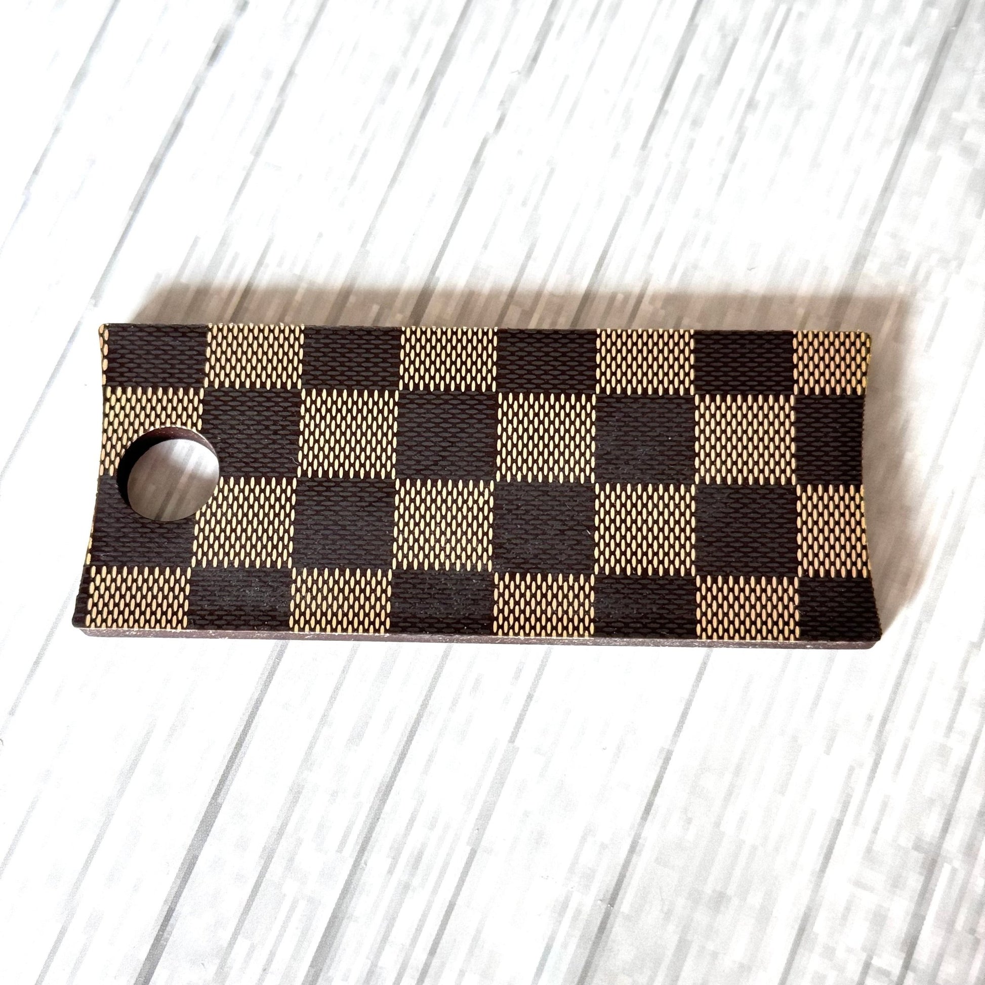 Stanley Silicone Spinner Cover - BROWN CHECKERS - The Nifty Little Finds - The Nifty Little Finds