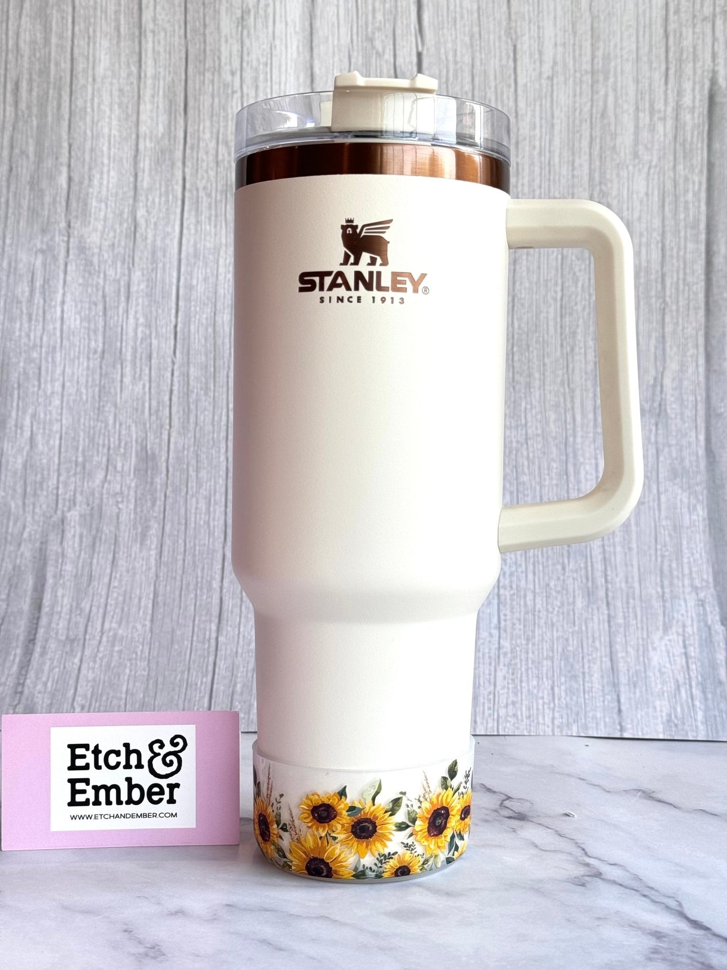 Sunflowers Clear Smooth Boot Patent Pending - The Nifty Little Finds - Boot - The Nifty Little Finds