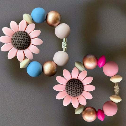 Wildflower Focal Handle Bracelet - Tumbler Handle Charm - The Nifty Little Finds - Charm - The Nifty Little Finds