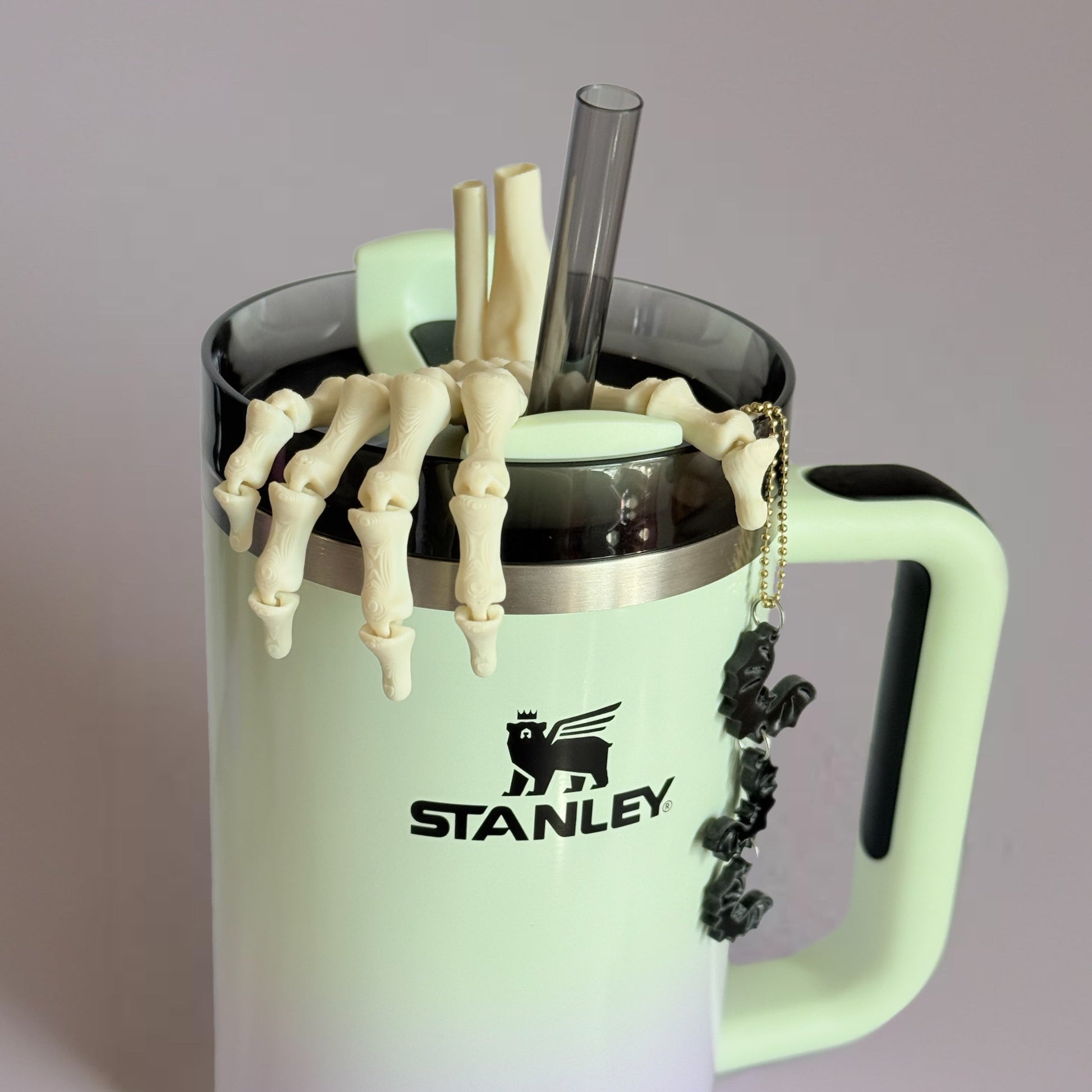 3D Skeleton Hand Charm - Tumbler Handle Charm - The Nifty Little Finds - Charm - The Nifty Little Finds