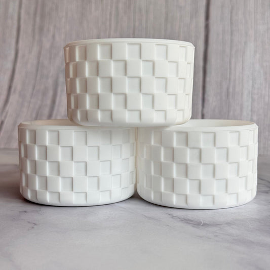 WHITE CHECKERS Boot - The Nifty Little Finds - Boot - The Nifty Little Finds