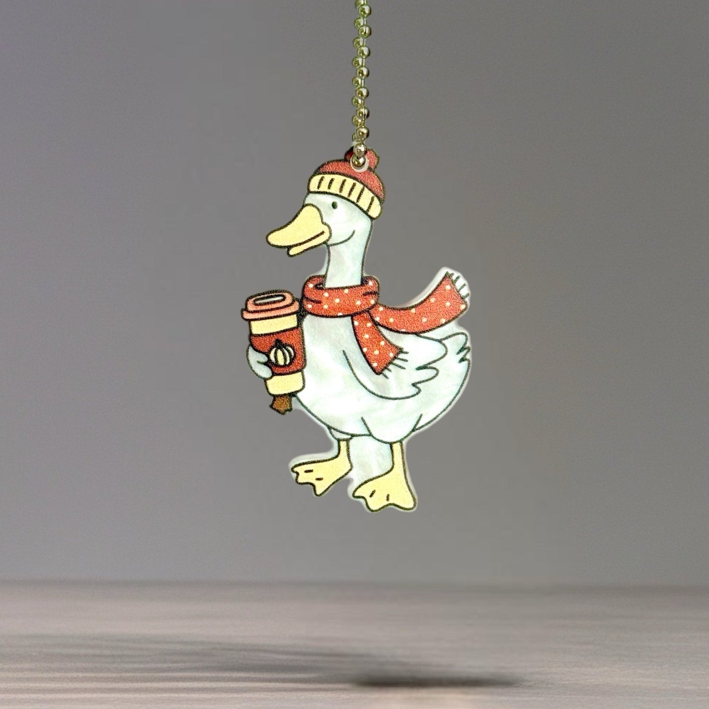 Sweater Weather Goose Charm - Tumbler Handle Charm - The Nifty Little Finds - Charm - The Nifty Little Finds