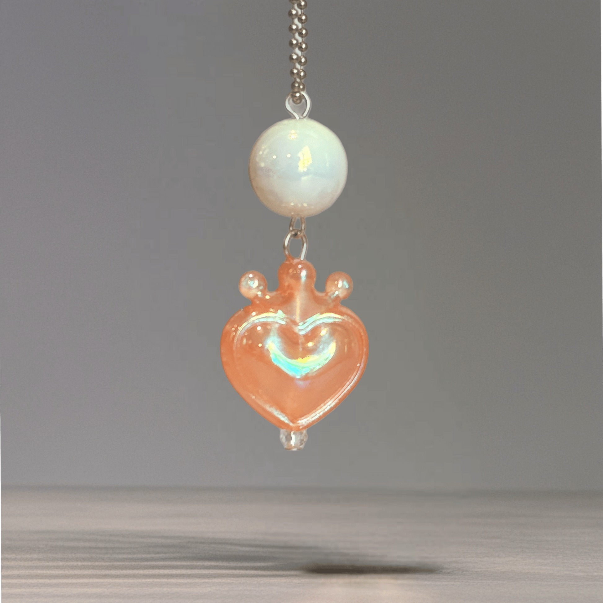 Fancy Crowned Heart Charms- Tumbler Handle Charm - The Nifty Little Finds - Charm - The Nifty Little Finds