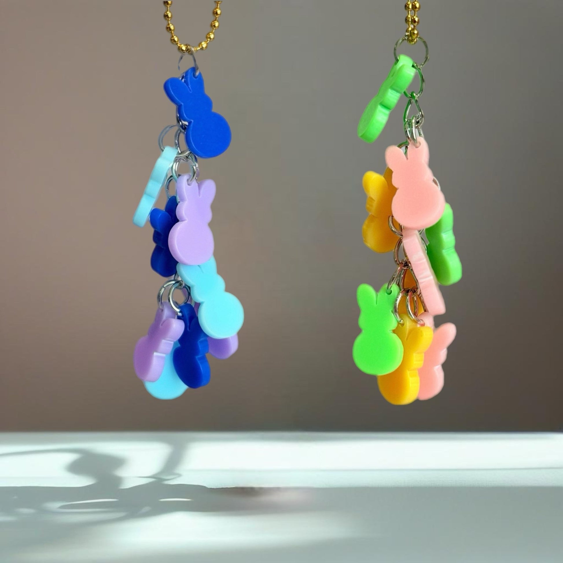 Peeps Bunnies Charm - Tumbler Handle Charm - The Nifty Little Finds - Charm - The Nifty Little Finds