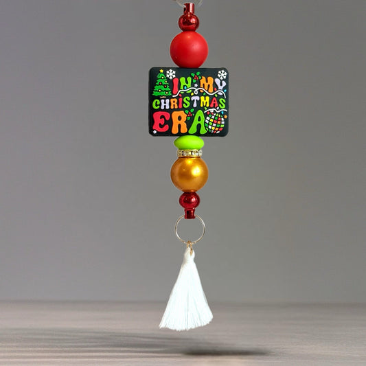 In My Christmas Era Bar Charm - Tumbler Handle Charm - The Nifty Little Finds - Charm - The Nifty Little Finds