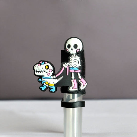 Cute Skelly Straw Topper - The Nifty Little Finds - The Nifty Little Finds