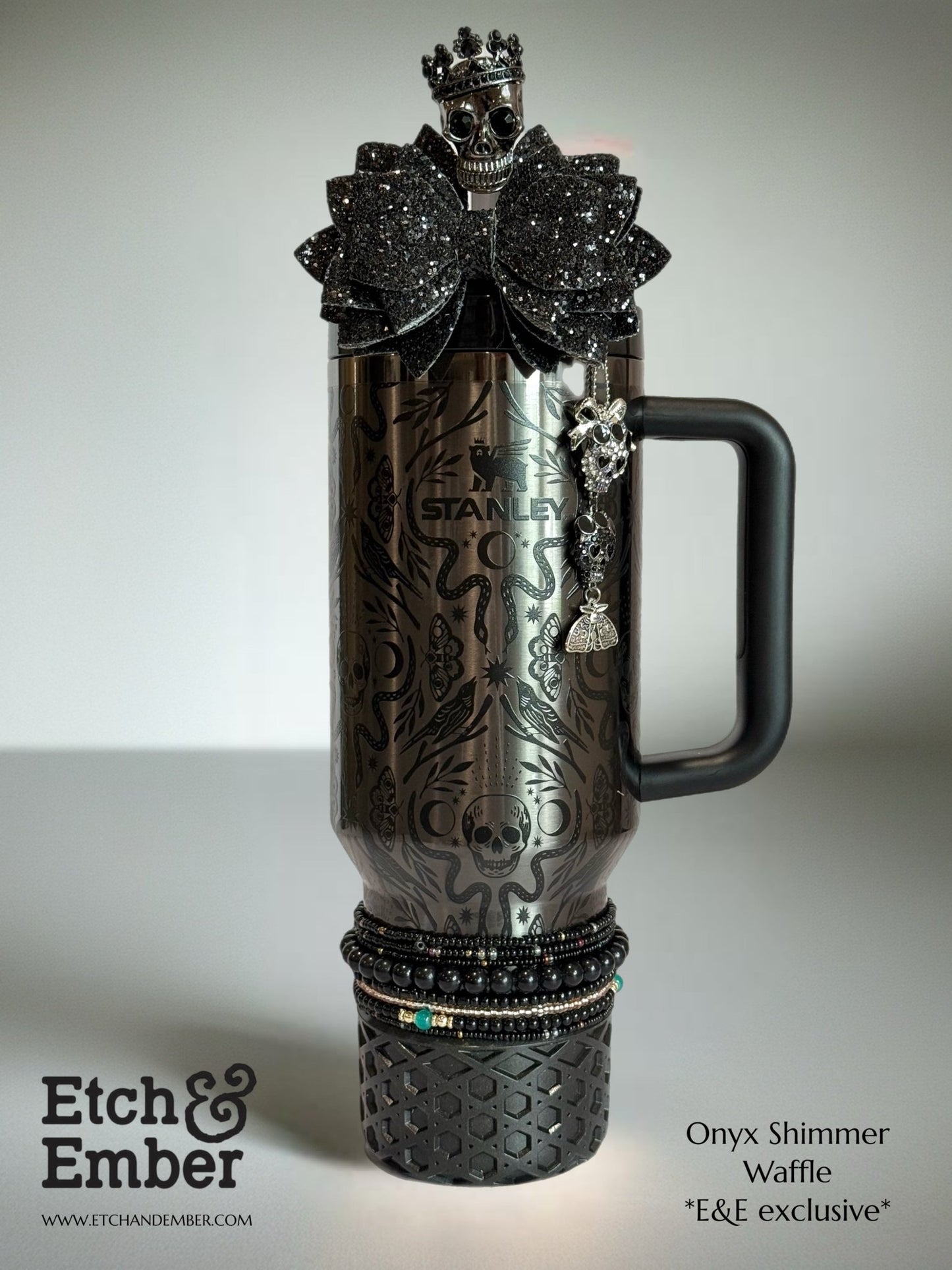 Gothic Elegance Charm - Tumbler Handle Charm - The Nifty Little Finds - Charm - The Nifty Little Finds
