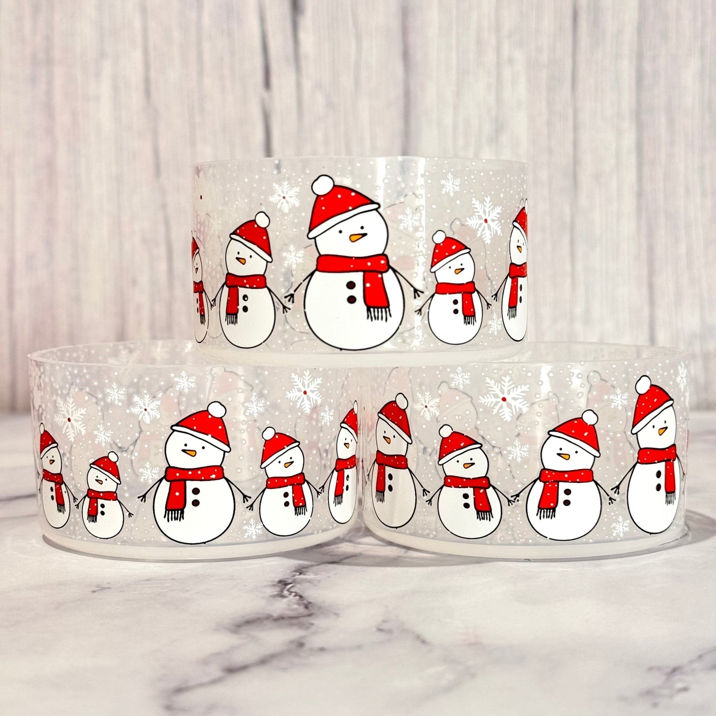 Clear Snowmen Boot - The Nifty Little Finds - Boot - The Nifty Little Finds