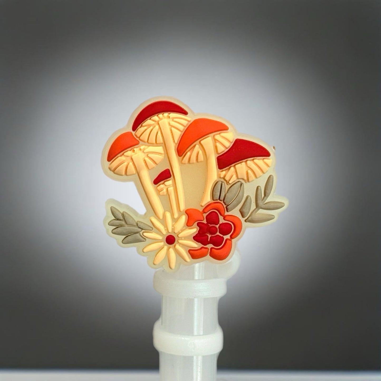 Mushrooms Straw Toppers - The Nifty Little Finds - The Nifty Little Finds