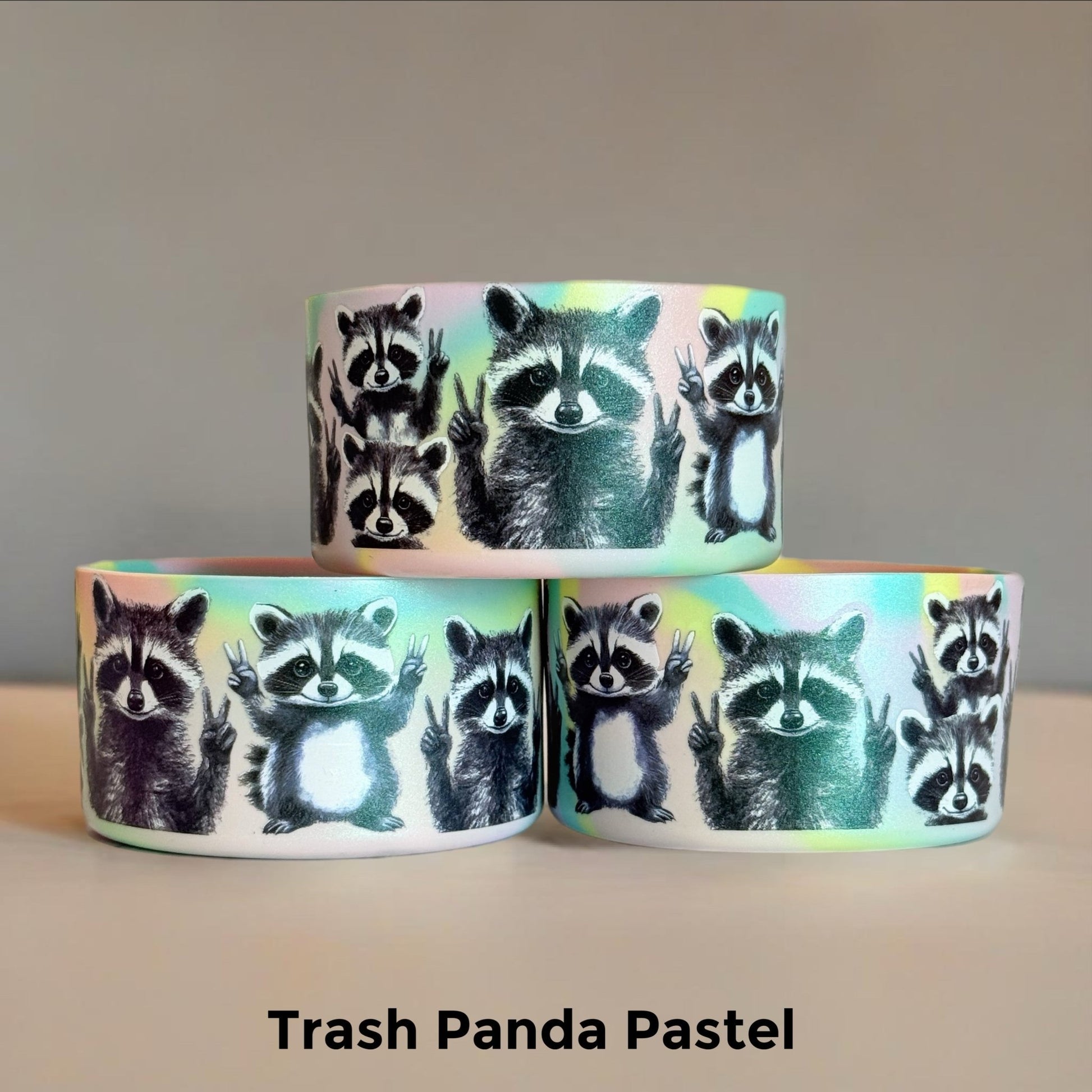 Trash Panda Raccoon Pastel Boot - The Nifty Little Finds - Boot - The Nifty Little Finds