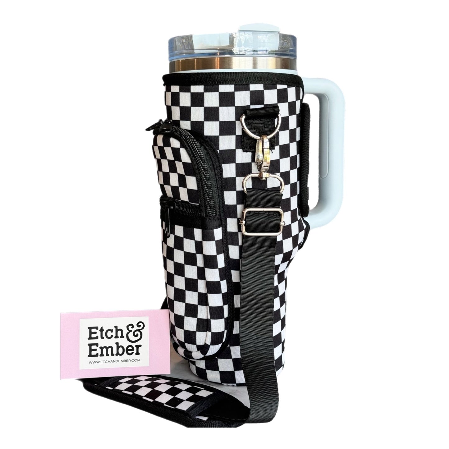 Protective Tumbler Sleeve with Sling-Neoprene - The Nifty Little Finds - The Nifty Little Finds