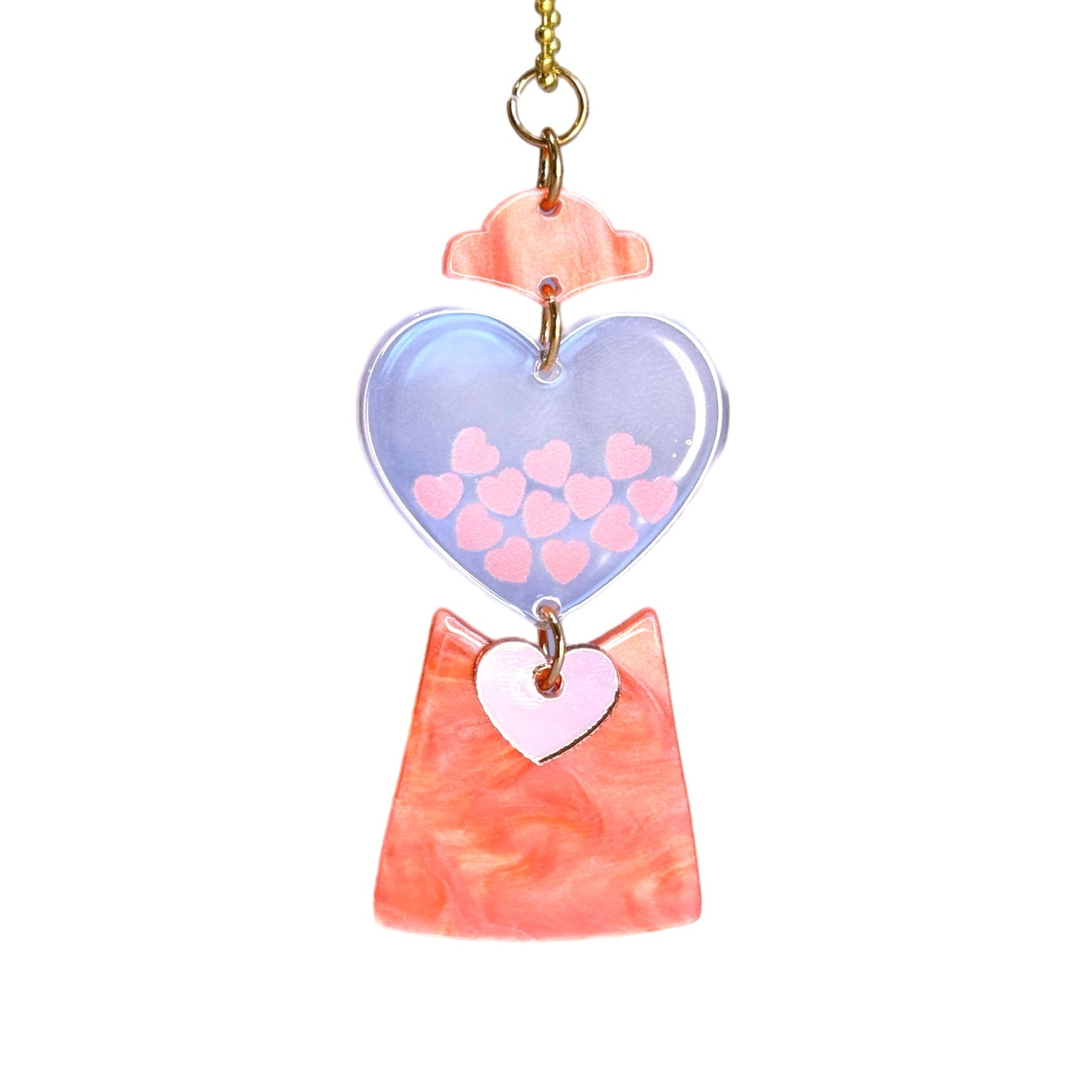 Gumball Love Machine Charm- Tumbler Handle Charm - The Nifty Little Finds - Charm - The Nifty Little Finds
