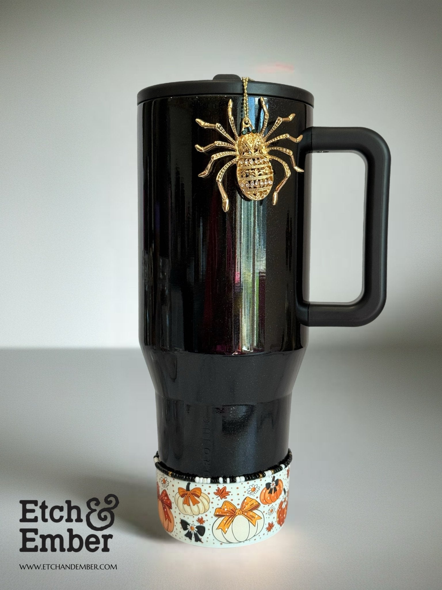 Blingy Spider Charm - Tumbler Handle Charm - The Nifty Little Finds - Charm - The Nifty Little Finds