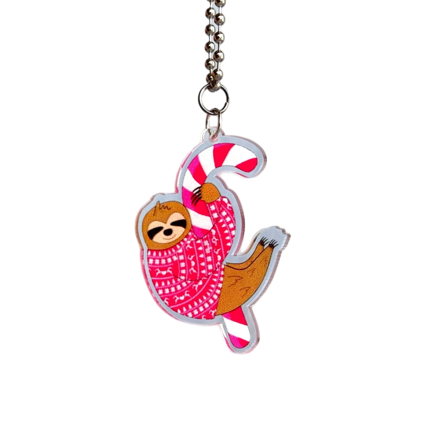 SLOTH CHRISTMAS Charms - Tumbler Handle Charm - The Nifty Little Finds - Charm - The Nifty Little Finds