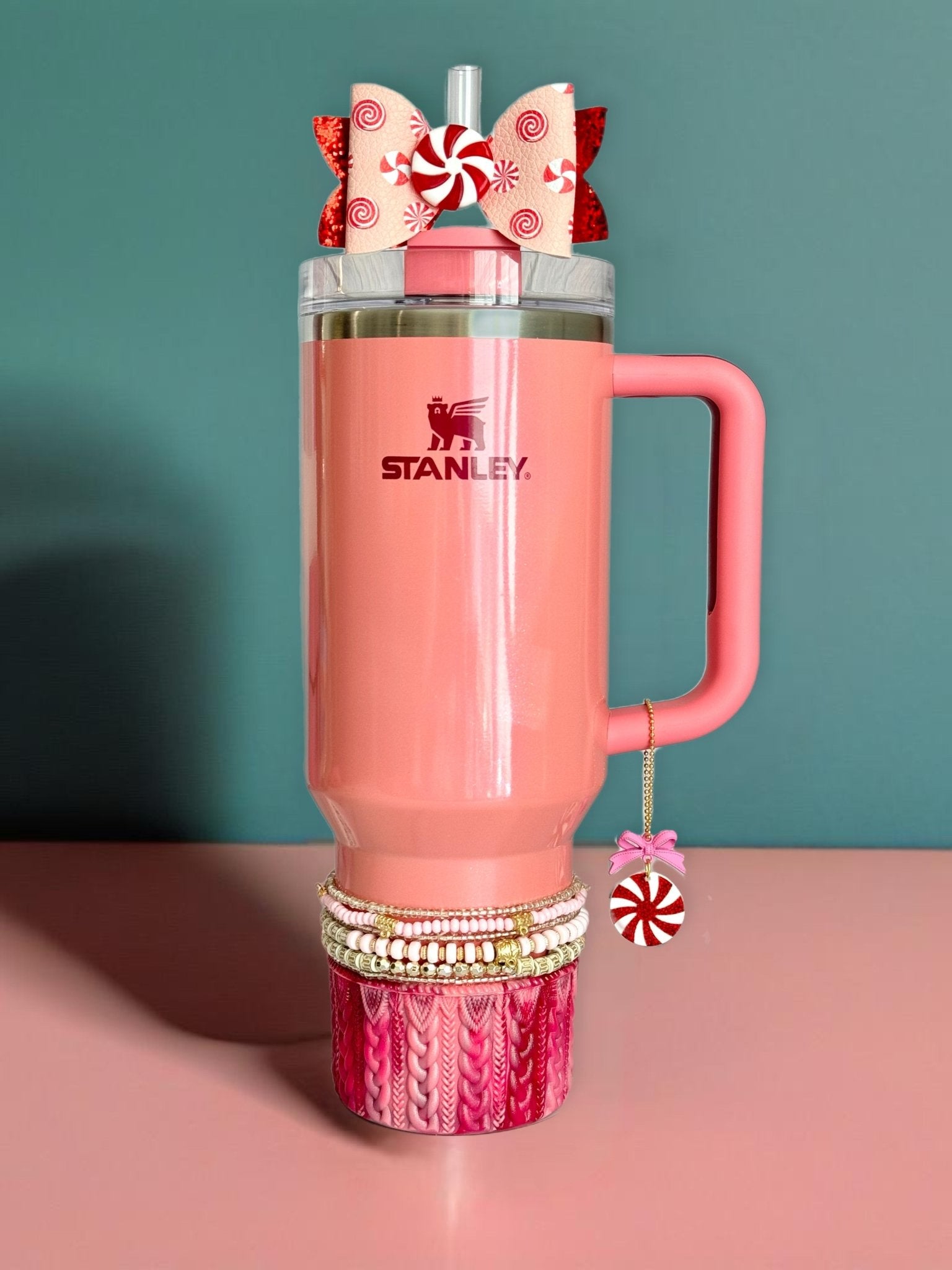 Peppermint Tumbler Bow - The Nifty Little Finds - Bow - The Nifty Little Finds