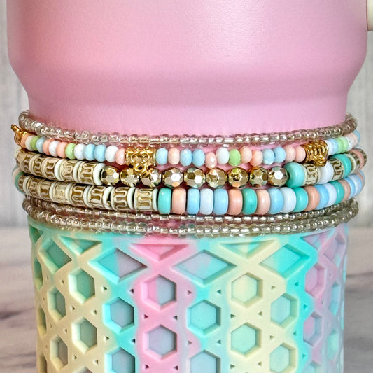 Alpaca Tumbler Bracelet Stack -fits 30-40oz - The Nifty Little Finds - Bracelet - The Nifty Little Finds