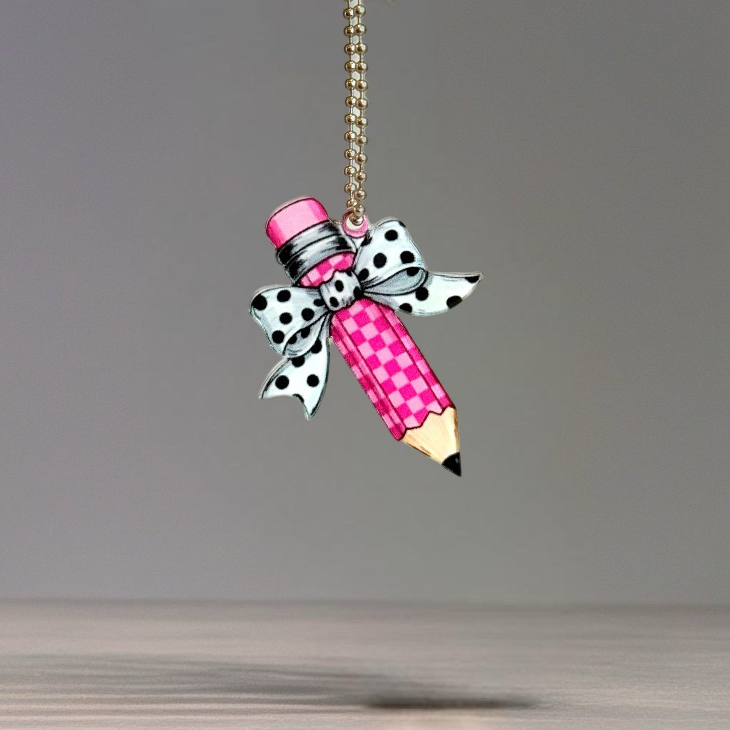Pencil Me Pretty Charm - Tumbler Handle Charm - The Nifty Little Finds - Charm - The Nifty Little Finds