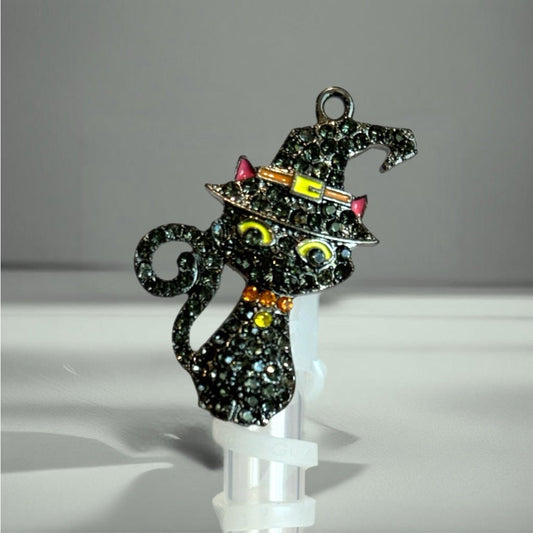 Midnight Mischief Kitty Deluxe Straw Topper - The Nifty Little Finds - Deluxe Straw Topper - The Nifty Little Finds