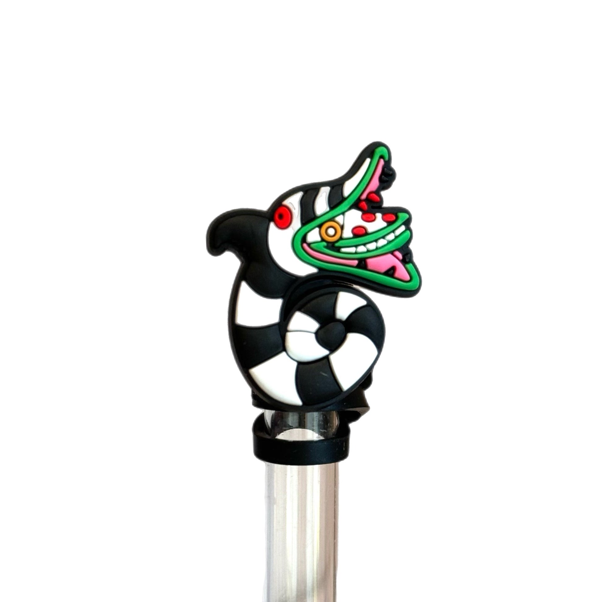 Beetlejuice Sandworm Straw Topper - The Nifty Little Finds - The Nifty Little Finds