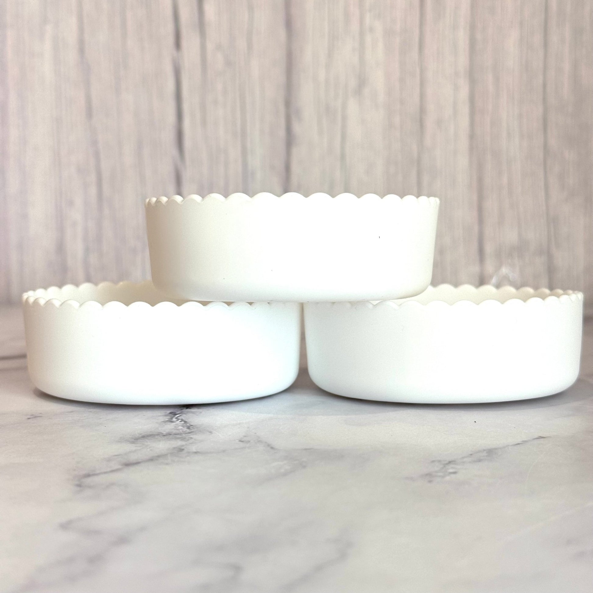 White 3.25” Scalloped Shorty Boot - The Nifty Little Finds - Boot - The Nifty Little Finds