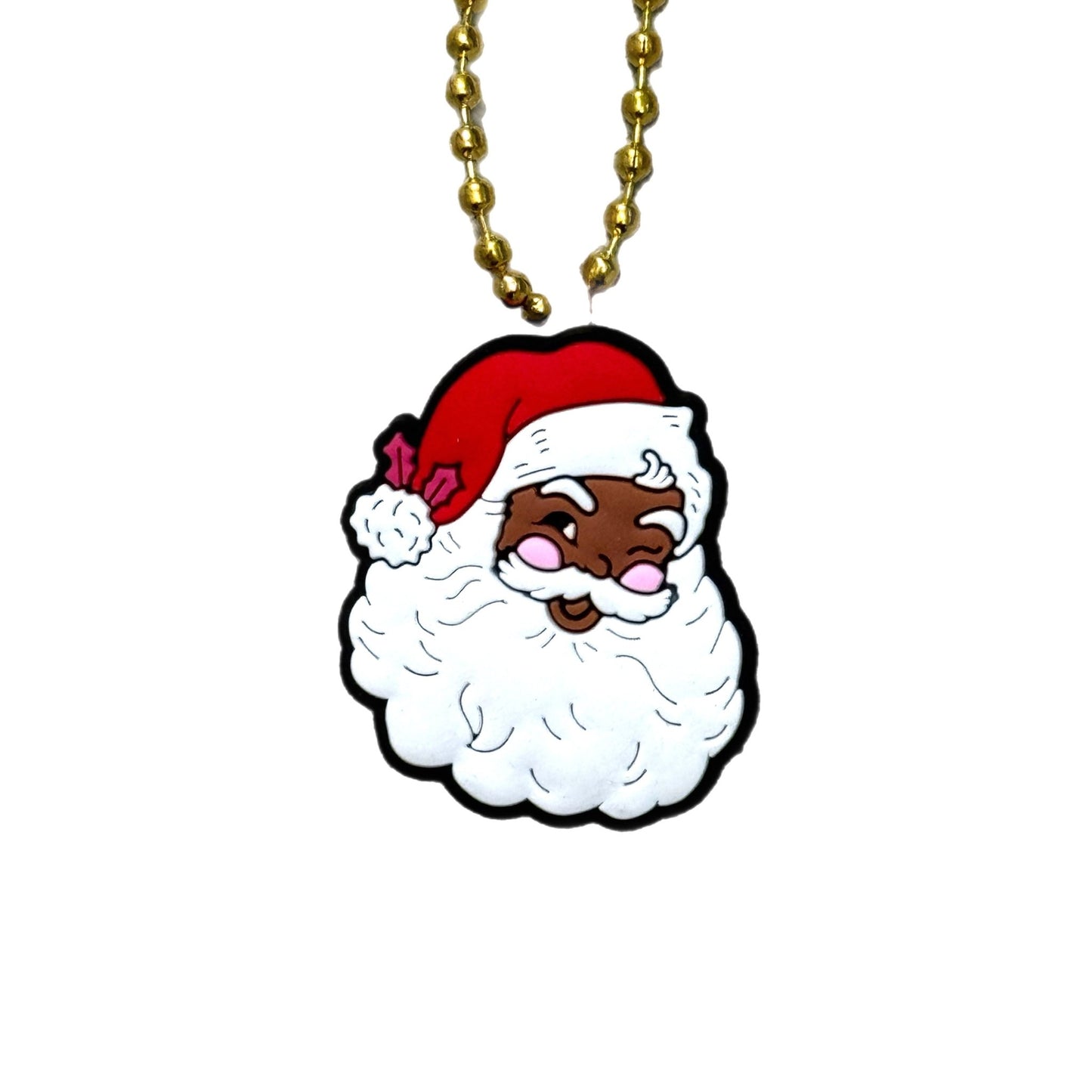 Vintage Santa Charm- Tumbler Handle Charm - The Nifty Little Finds - Charm - The Nifty Little Finds
