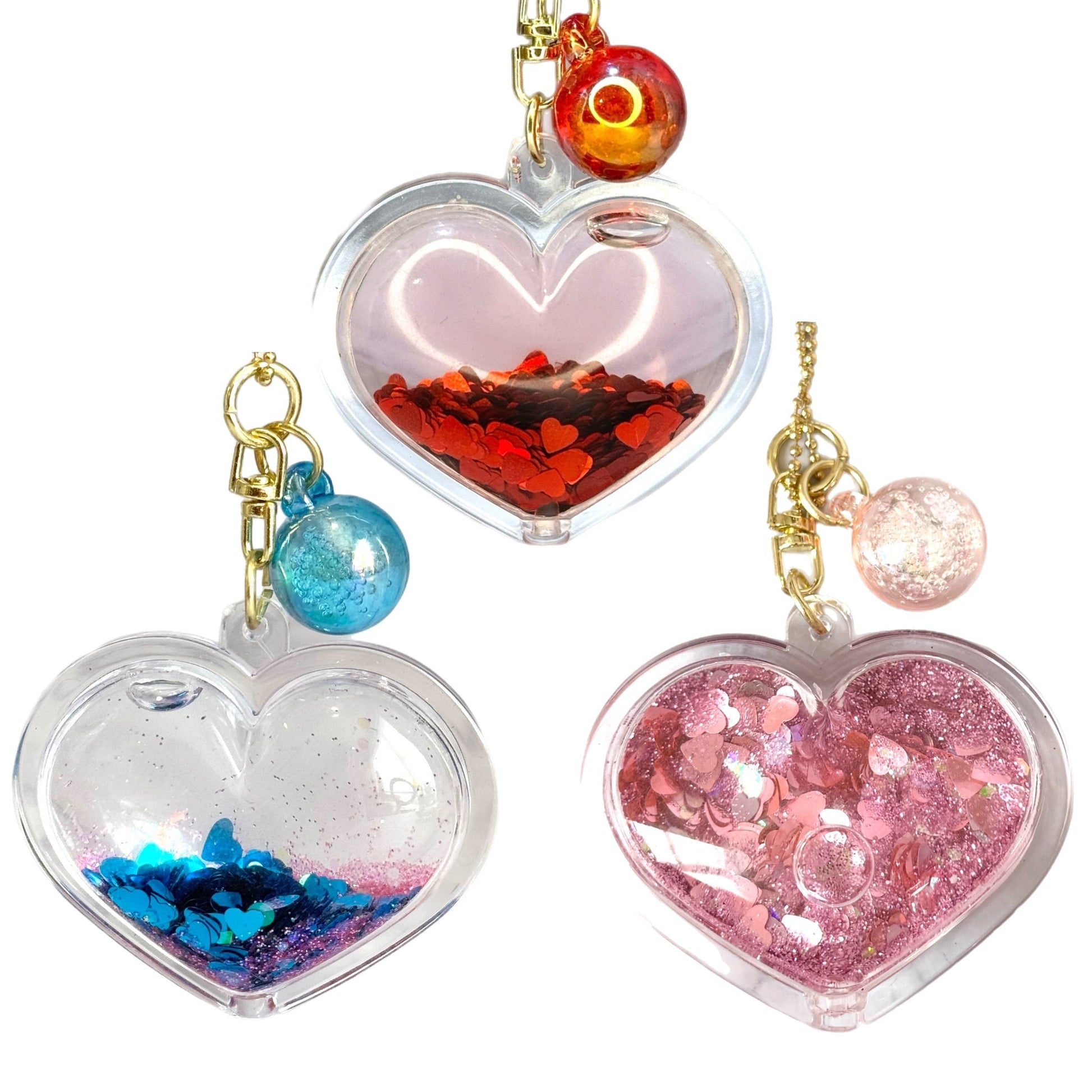 Large Bubble Heart Charm - Tumbler Handle Charm - The Nifty Little Finds - Charm - The Nifty Little Finds
