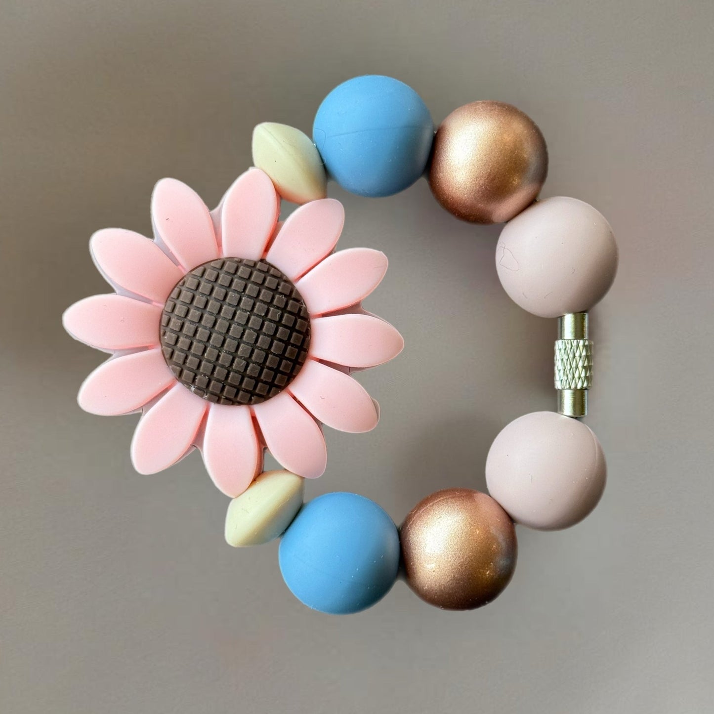 Wildflower Focal Handle Bracelet - Tumbler Handle Charm - The Nifty Little Finds - Charm - The Nifty Little Finds
