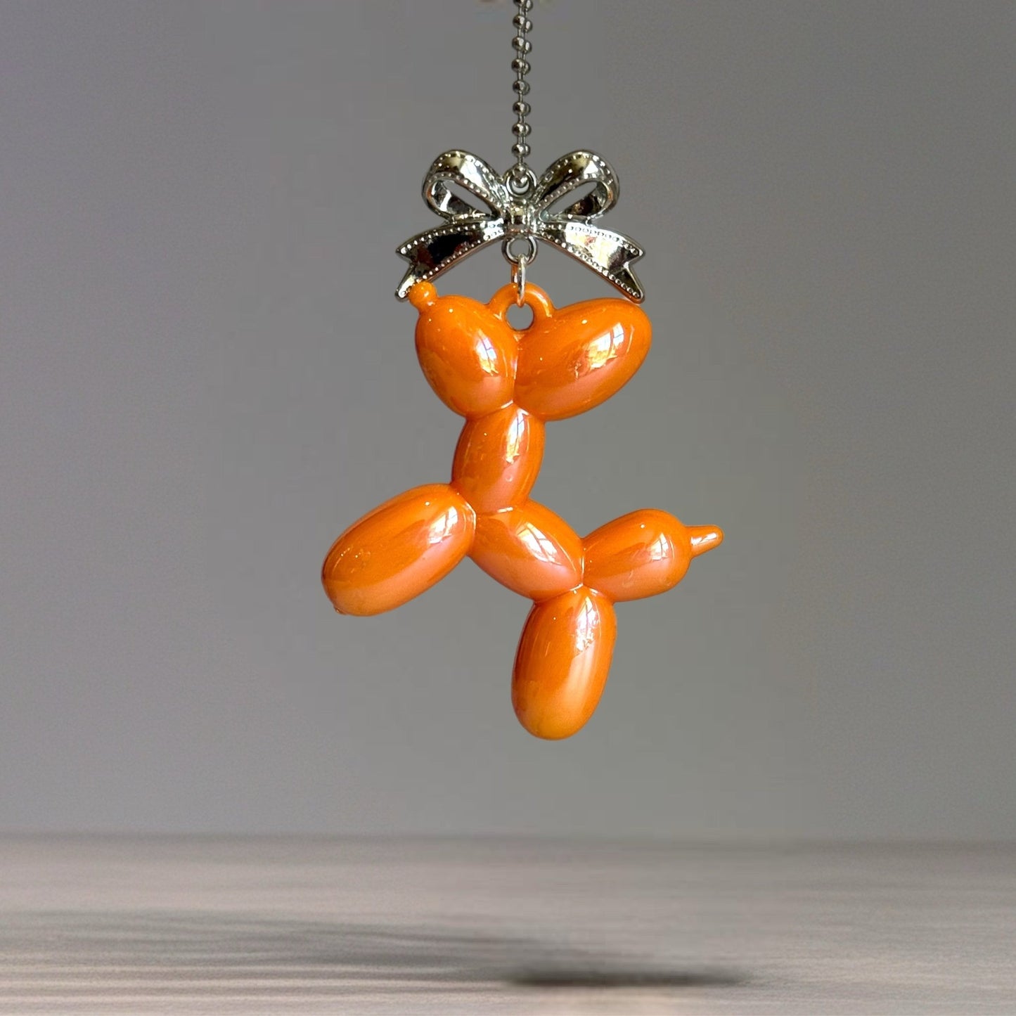 Orange Halloween Balloon Dog Charm - Tumbler Handle Charm - The Nifty Little Finds - Charm - The Nifty Little Finds