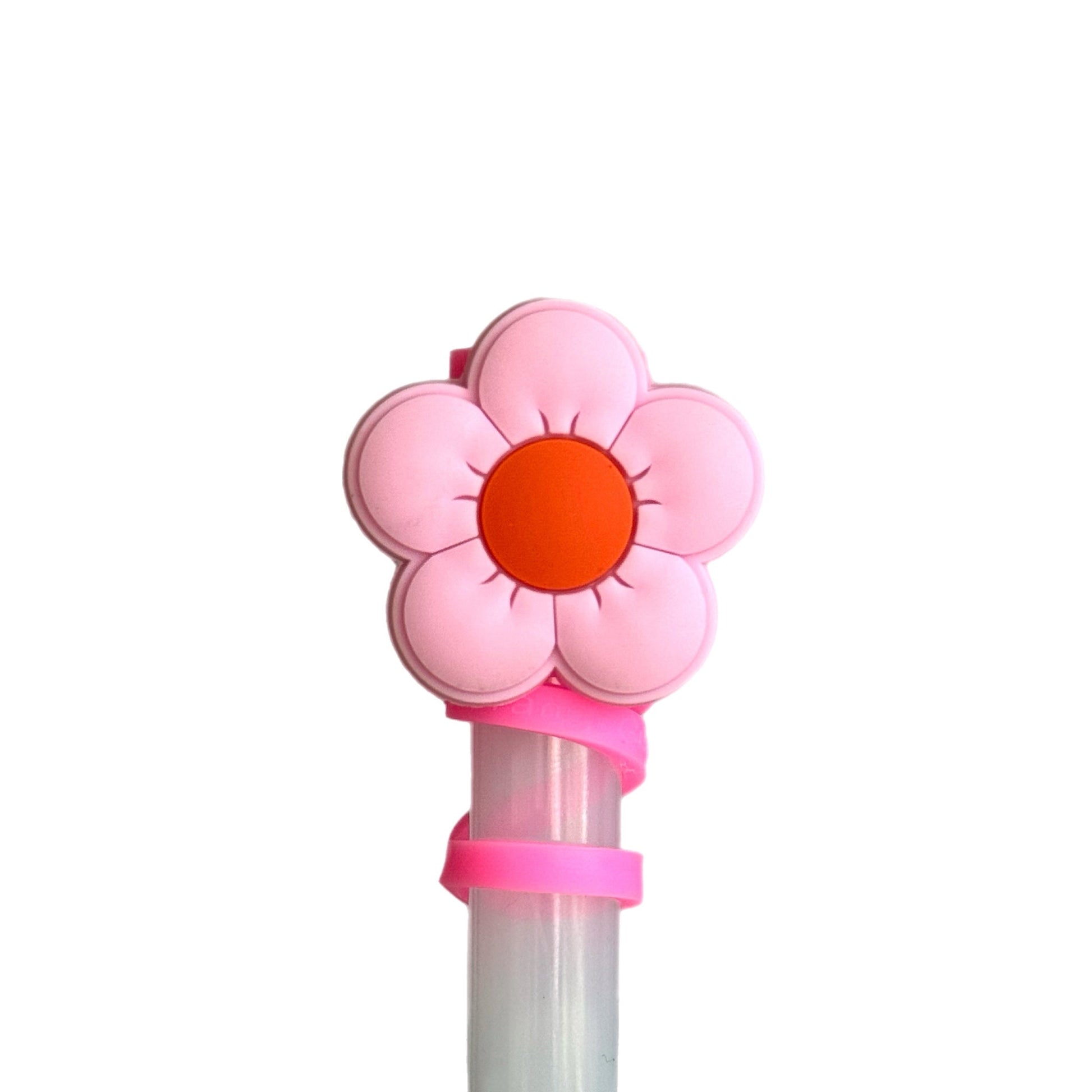 Pink Flower Straw Topper - The Nifty Little Finds - The Nifty Little Finds