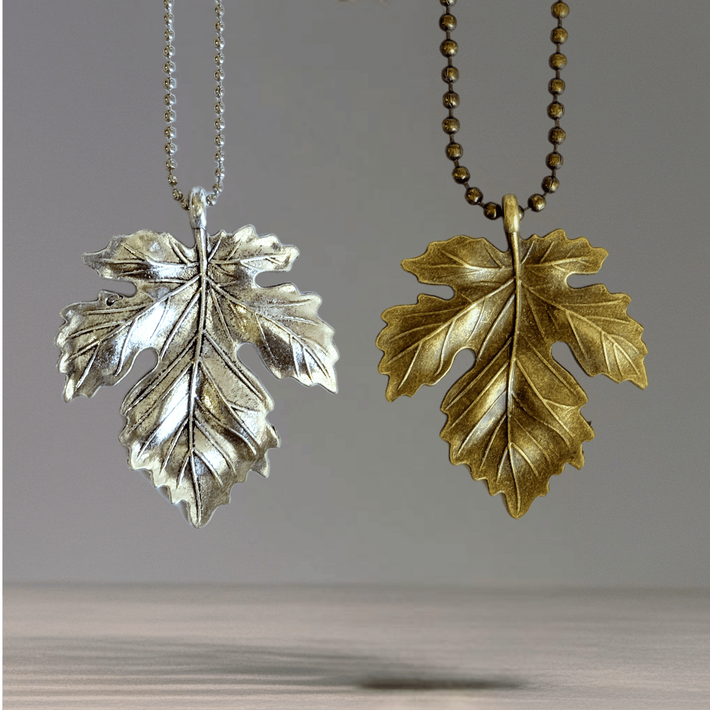 Metal Fall Leaf Charm - Tumbler Handle Charm - The Nifty Little Finds - Charm - The Nifty Little Finds