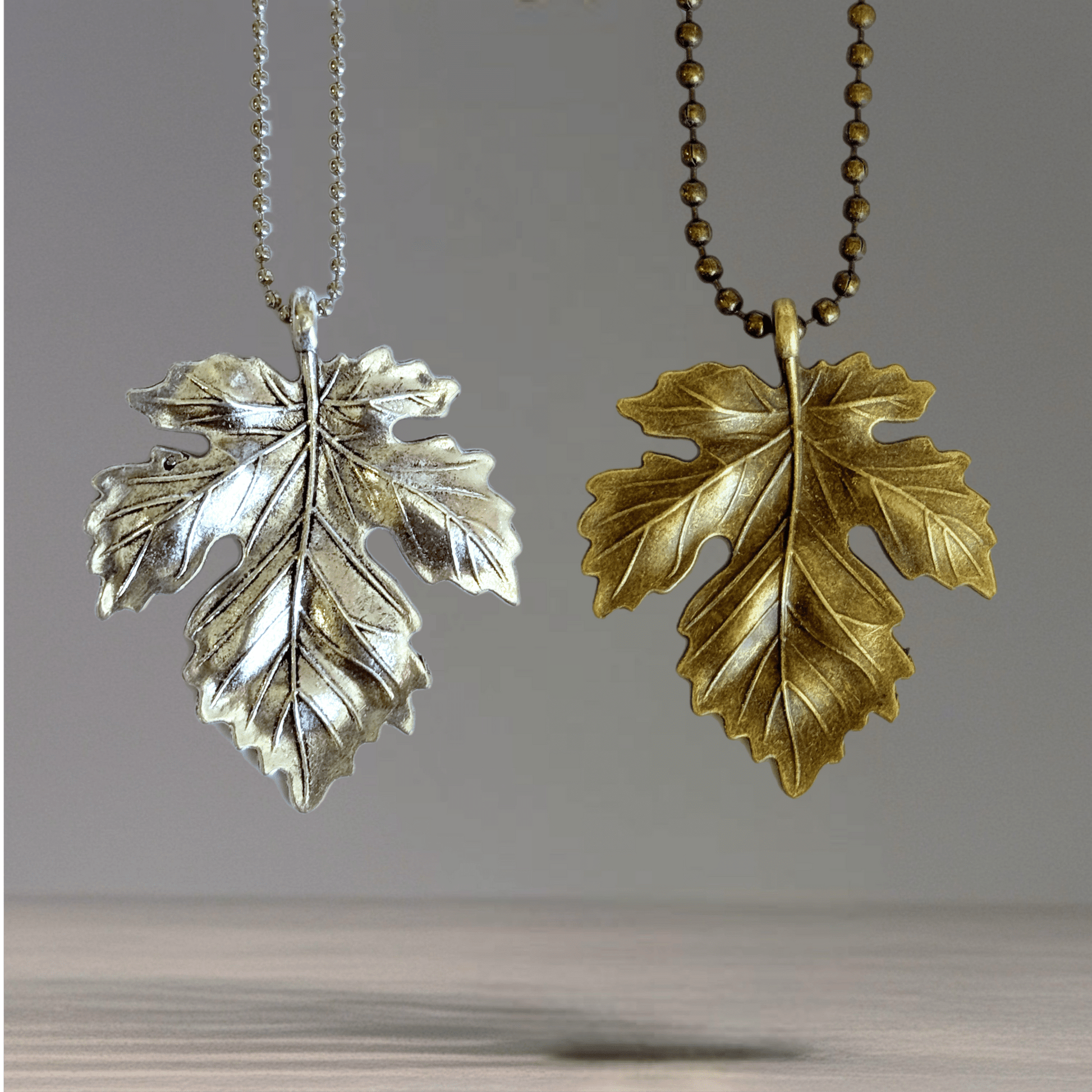 Metal Fall Leaf Charm - Tumbler Handle Charm - The Nifty Little Finds - Charm - The Nifty Little Finds