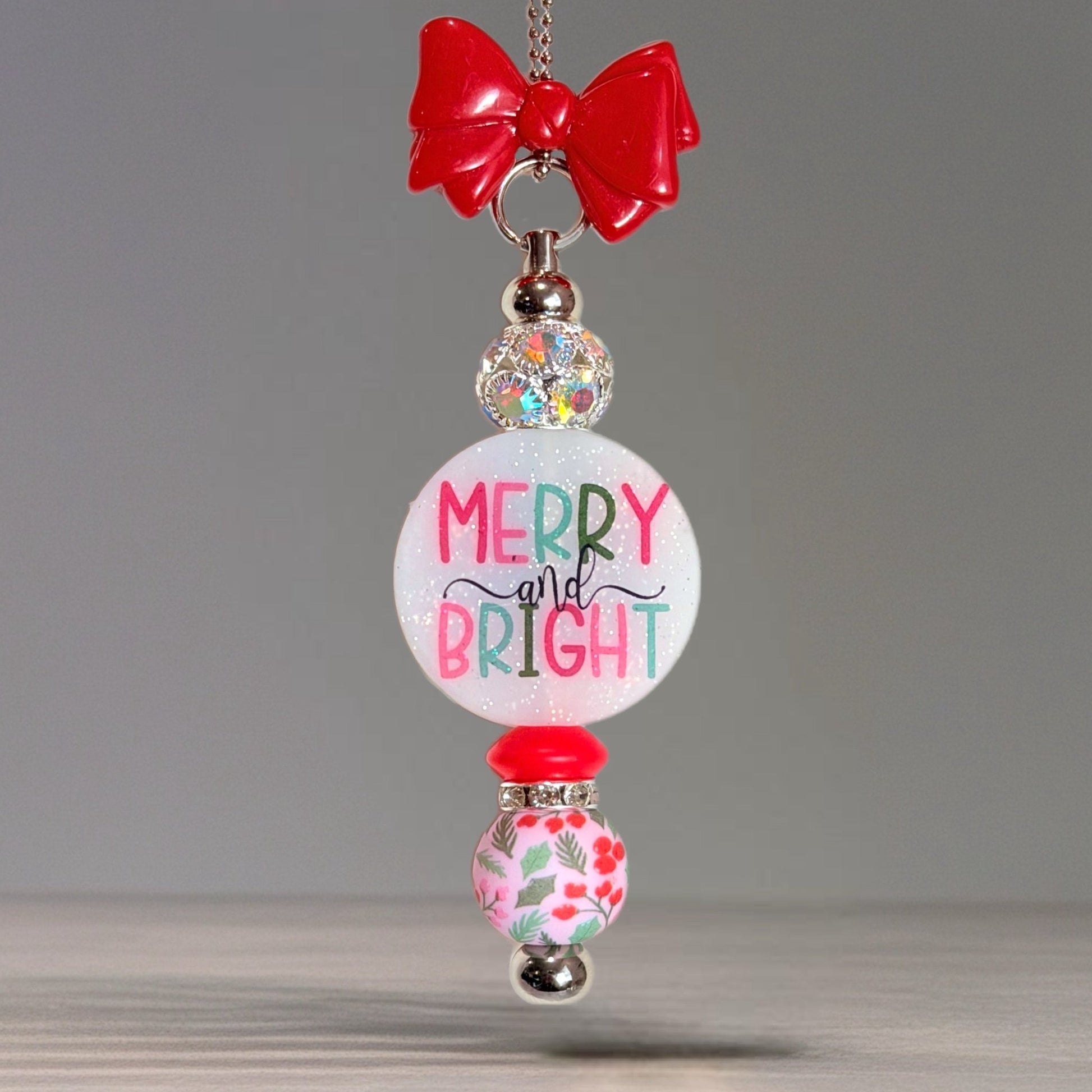 Merry & Bright Light Up Bar Charm - Tumbler Handle Charm - The Nifty Little Finds - Charm - The Nifty Little Finds