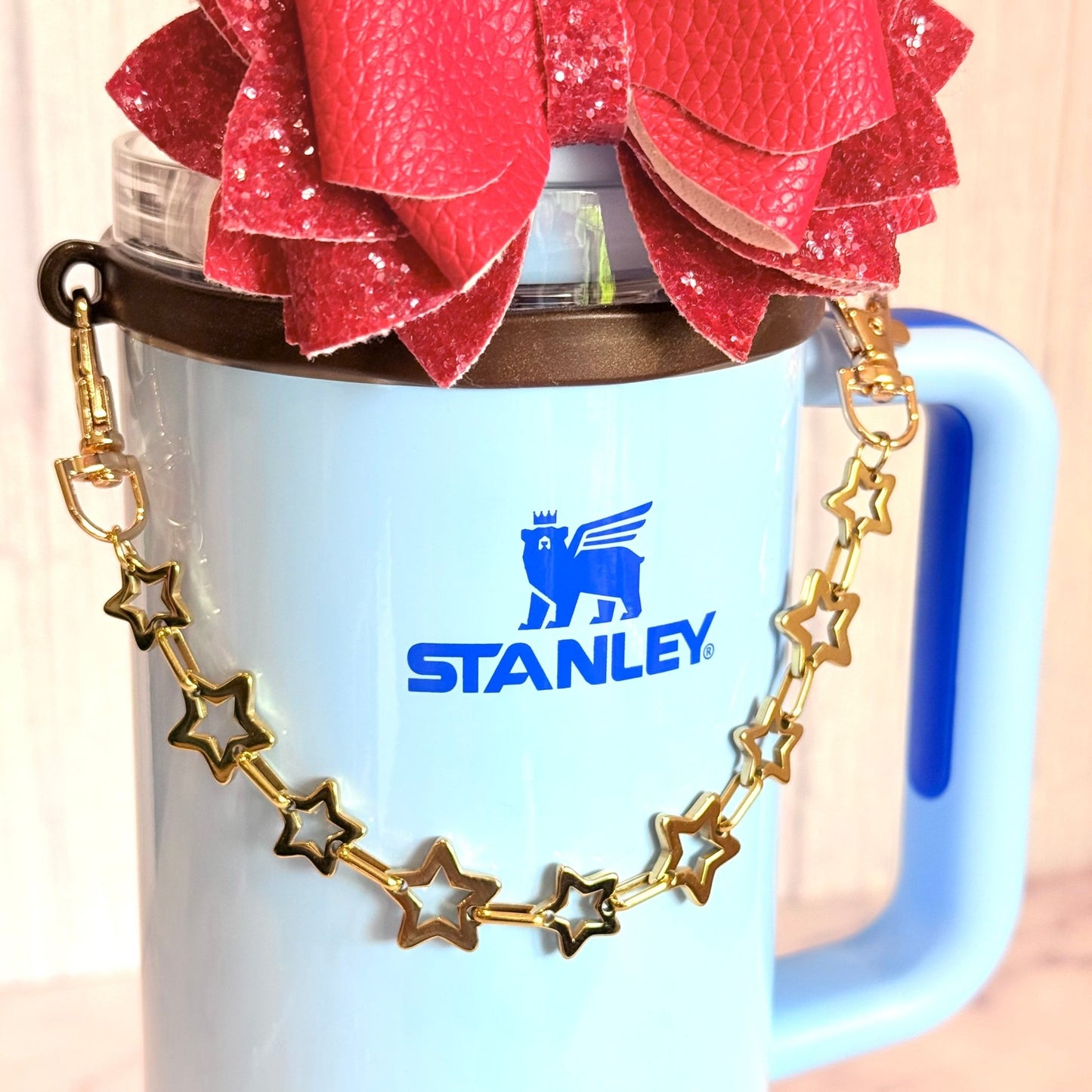 Gold Stars Deluxe Tumbler Charm Necklace - The Nifty Little Finds - Necklace - The Nifty Little Finds