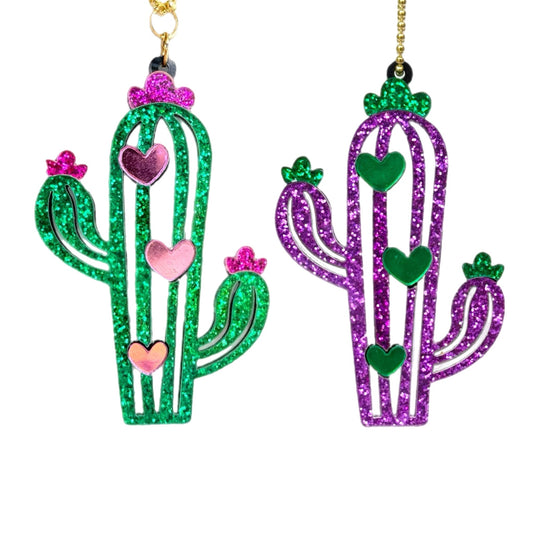 Sparkly Cactus Charm - Tumbler Handle Charm - The Nifty Little Finds - Charm - The Nifty Little Finds