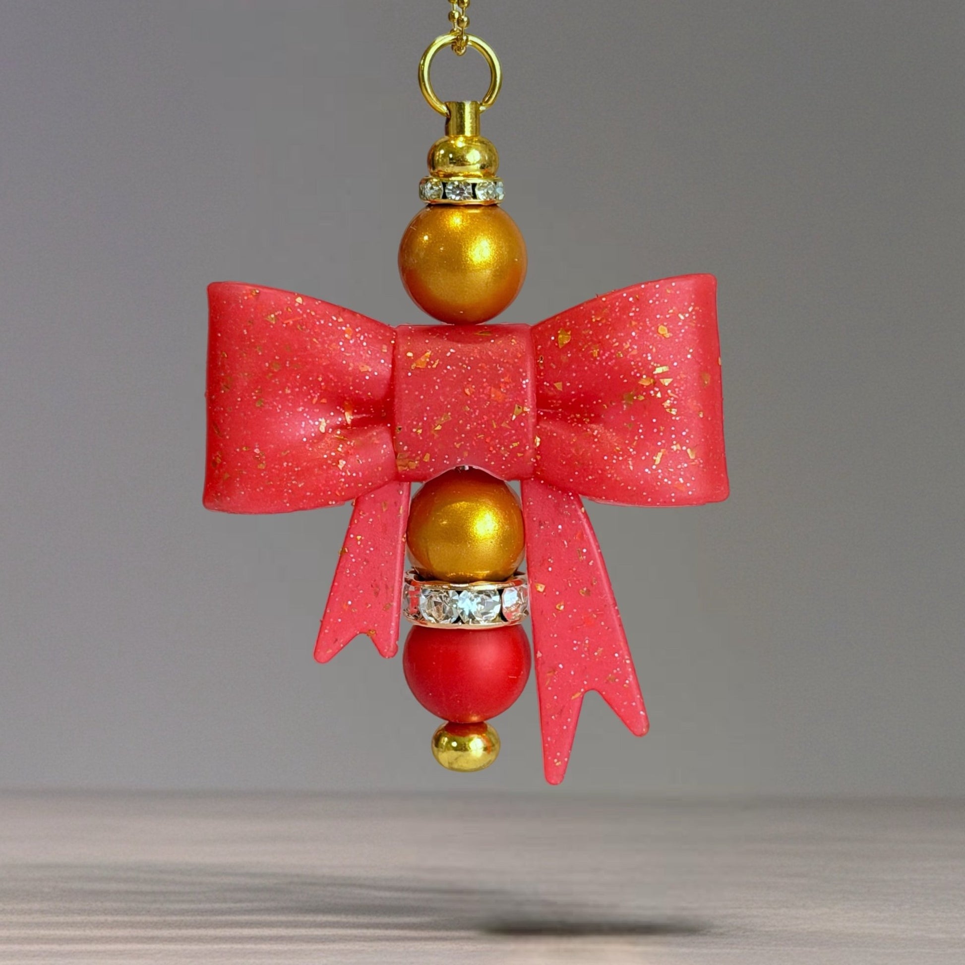 Holly Luxe 3D Bow Charm - Tumbler Handle Charm - The Nifty Little Finds - Charm - The Nifty Little Finds