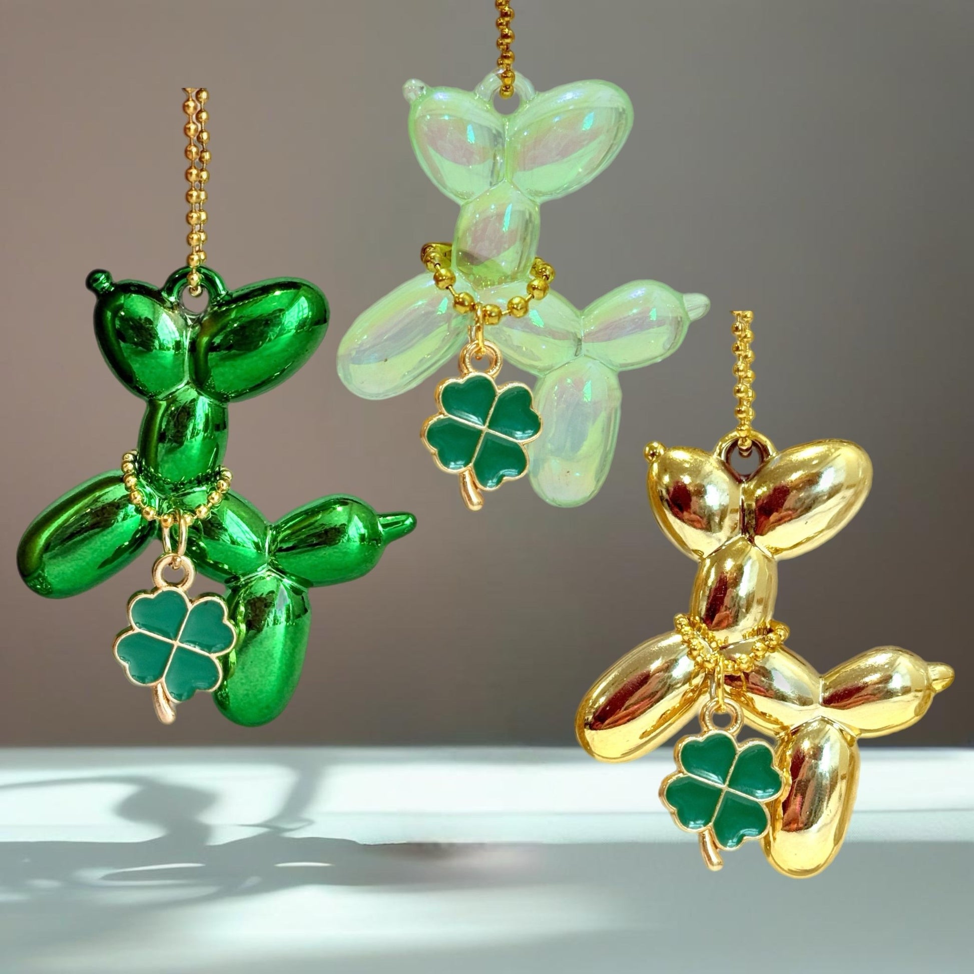 ‘Lucky’ Balloon Dog Charm - Tumbler Handle Charm - The Nifty Little Finds - Charm - The Nifty Little Finds